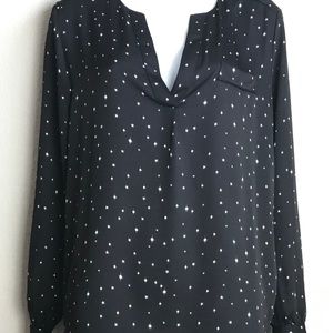 H&M Long Sleeve V-Neck Blouse